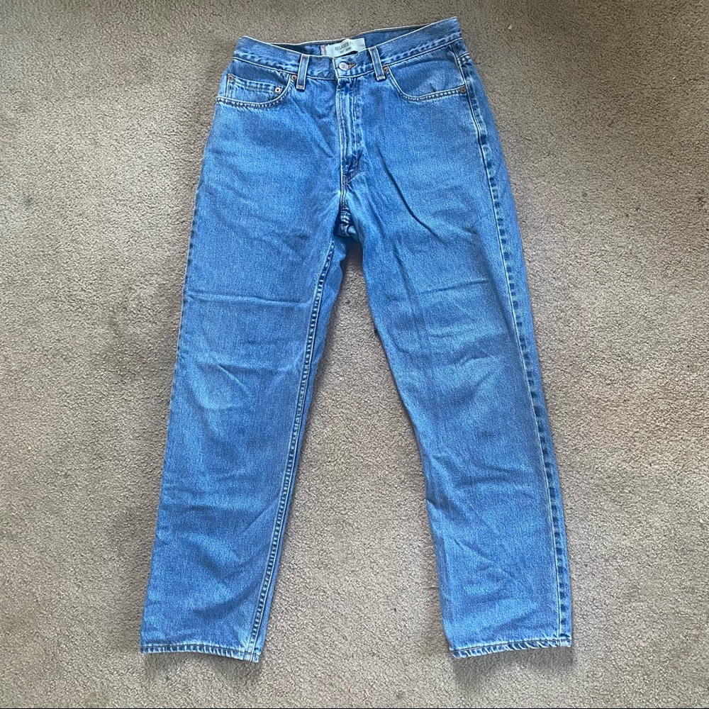 True Vintage 550 Levi’s in a blue wash